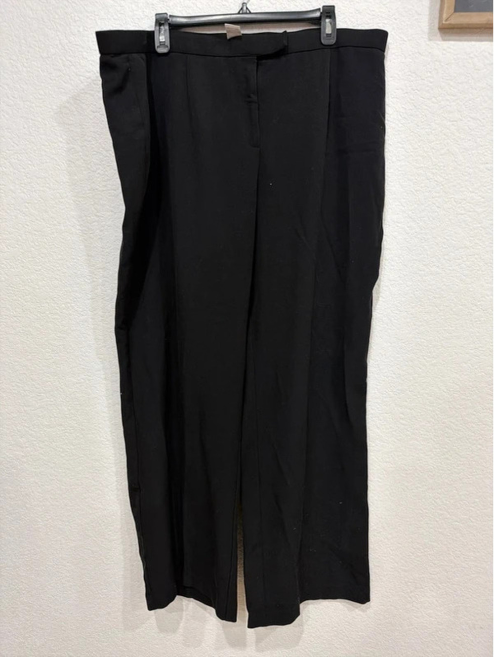 Black Wide Leg Dress Pants – Classic Work Trousers